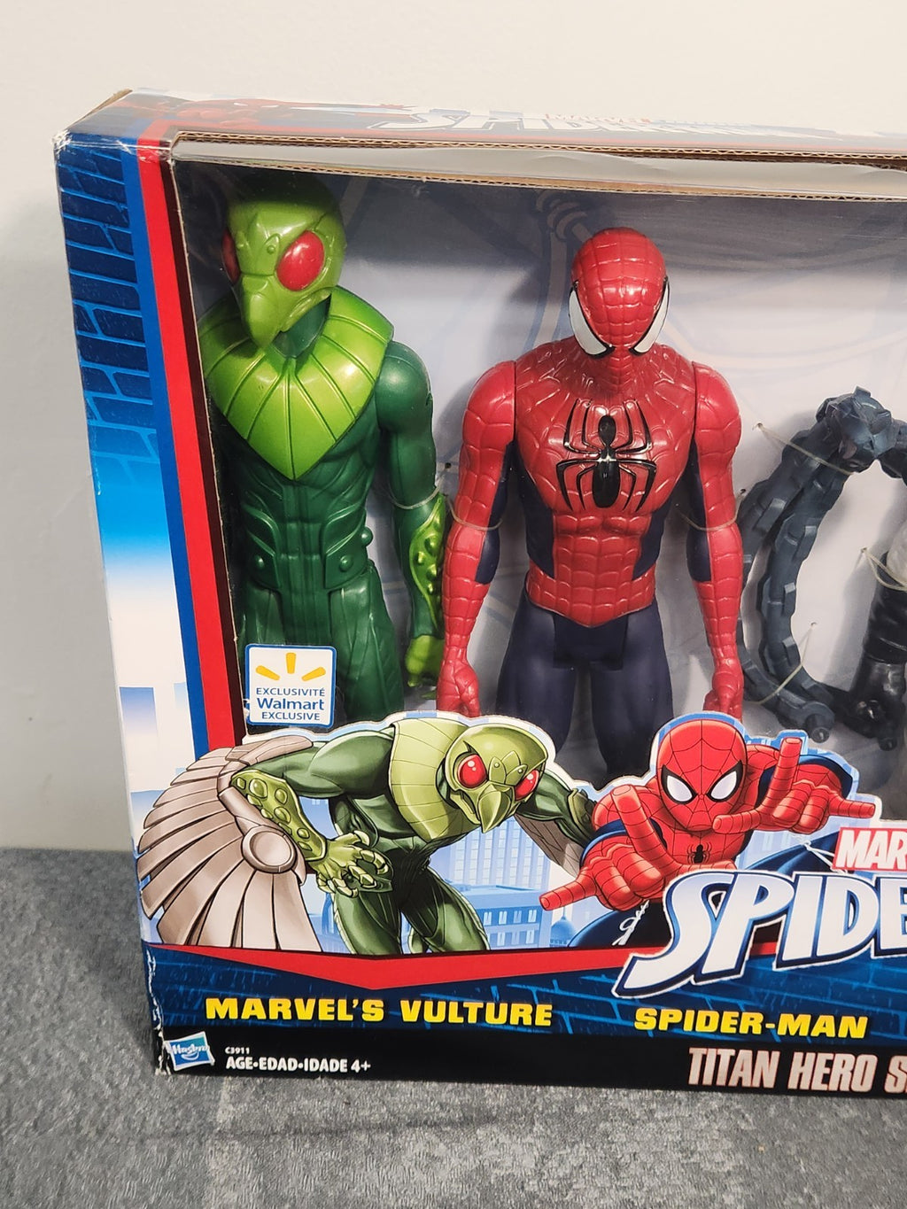 Marvel Spider-Man Titan Hero Series 4 Figure Gift Set Spider-Man Green Goblin...