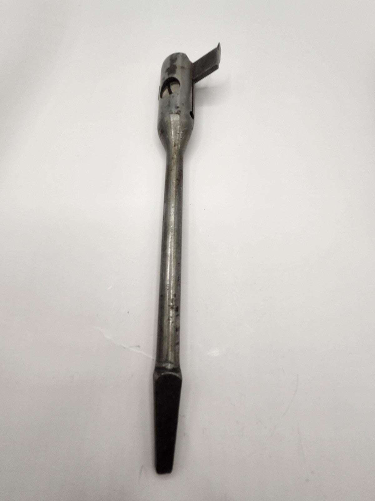 Vintage Adjustable Silver Steel Drill Bit Wood Boring Cutting Hand Tool Workshop