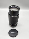 Vintage TOU/FIVE STAR 75-200mm F/4.5 MC Auto Macro Zoom Lens Pentax K Japan