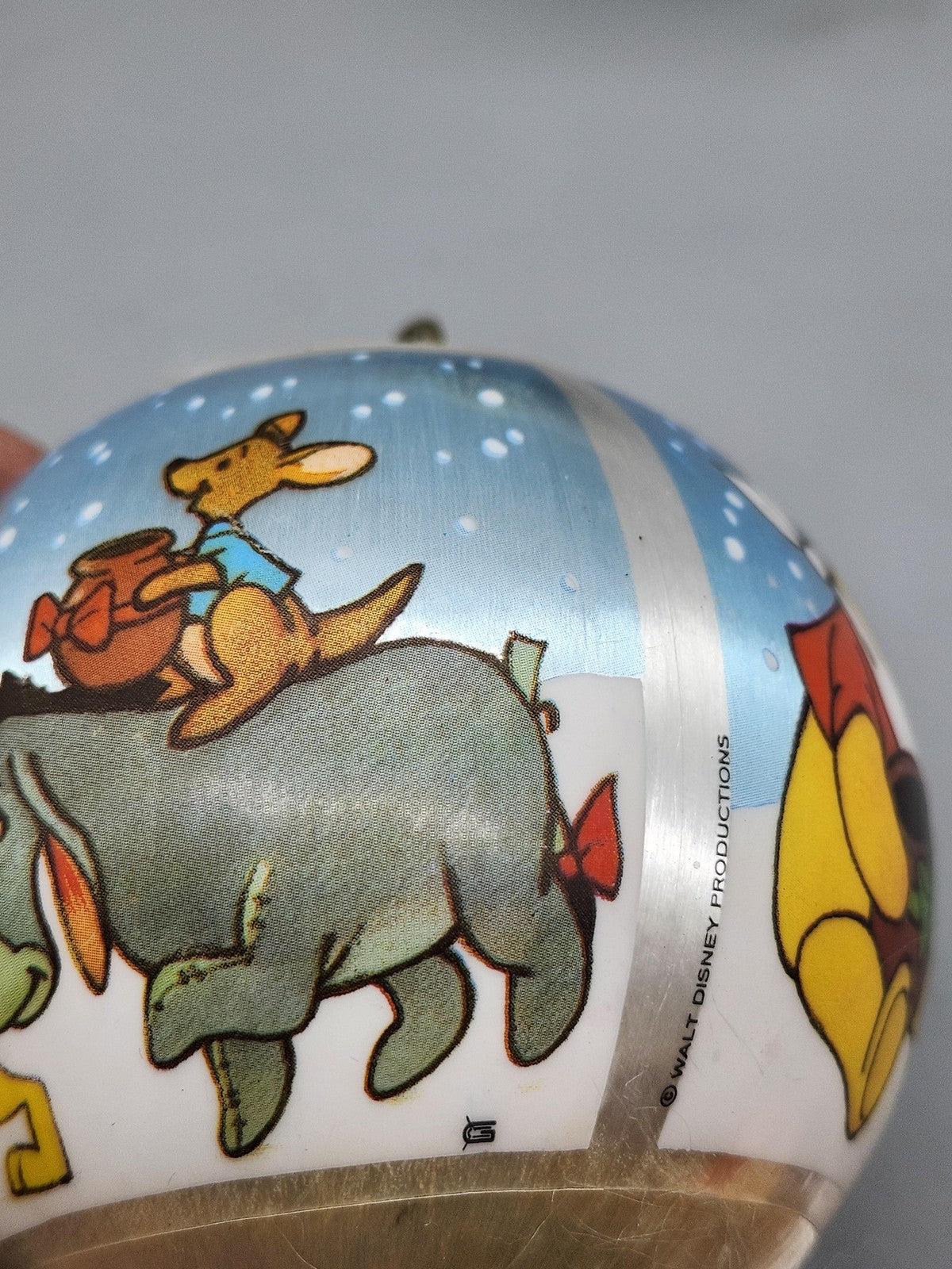 Vintage Disney Winnie The Pooh 1979 Christmas Ornament Plastic Multicolor Decor