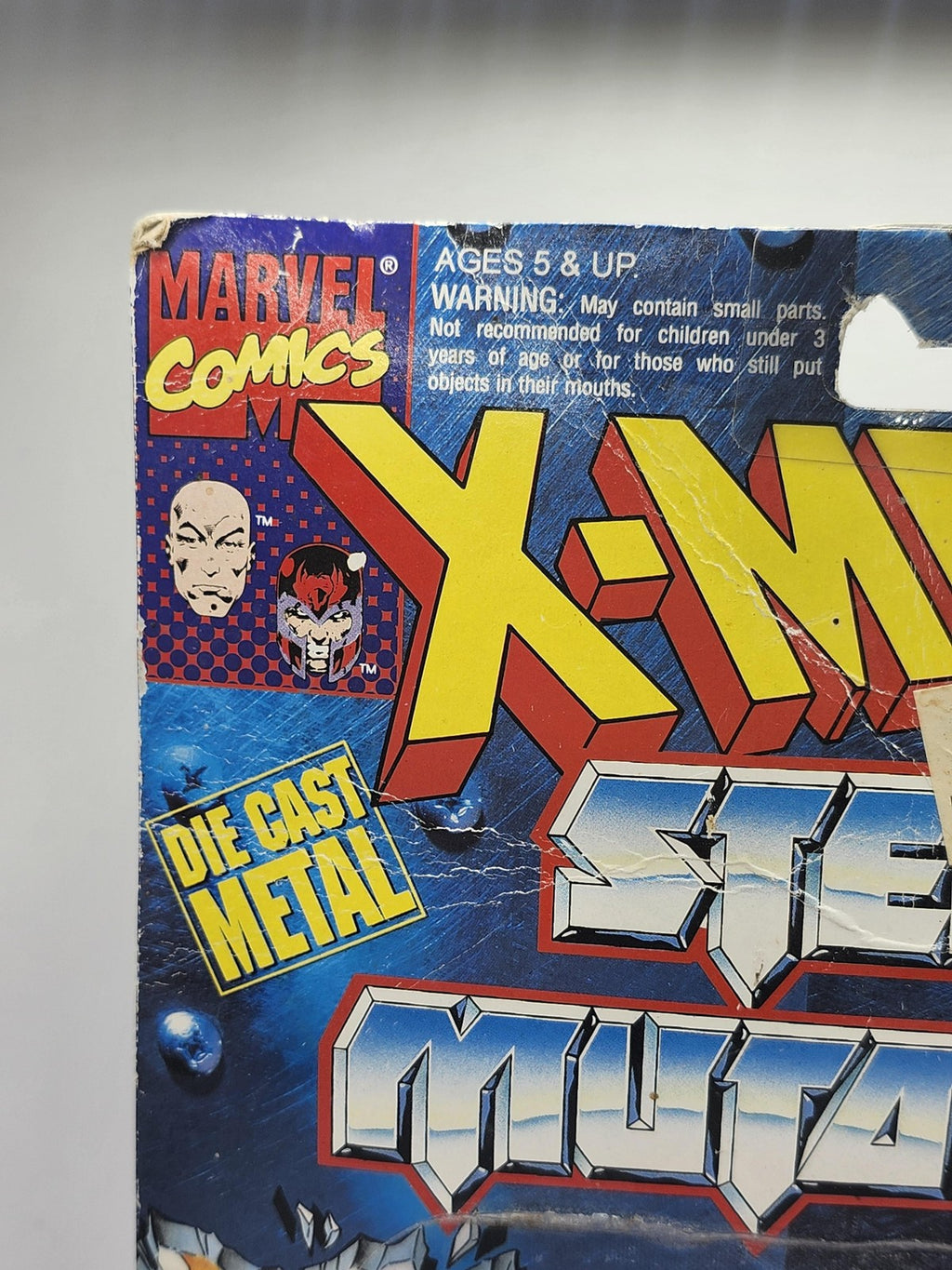 Vintage X-Men Steel Mutants Professor X Vs Magneto ToyBiz 1994 Diecast Carded
