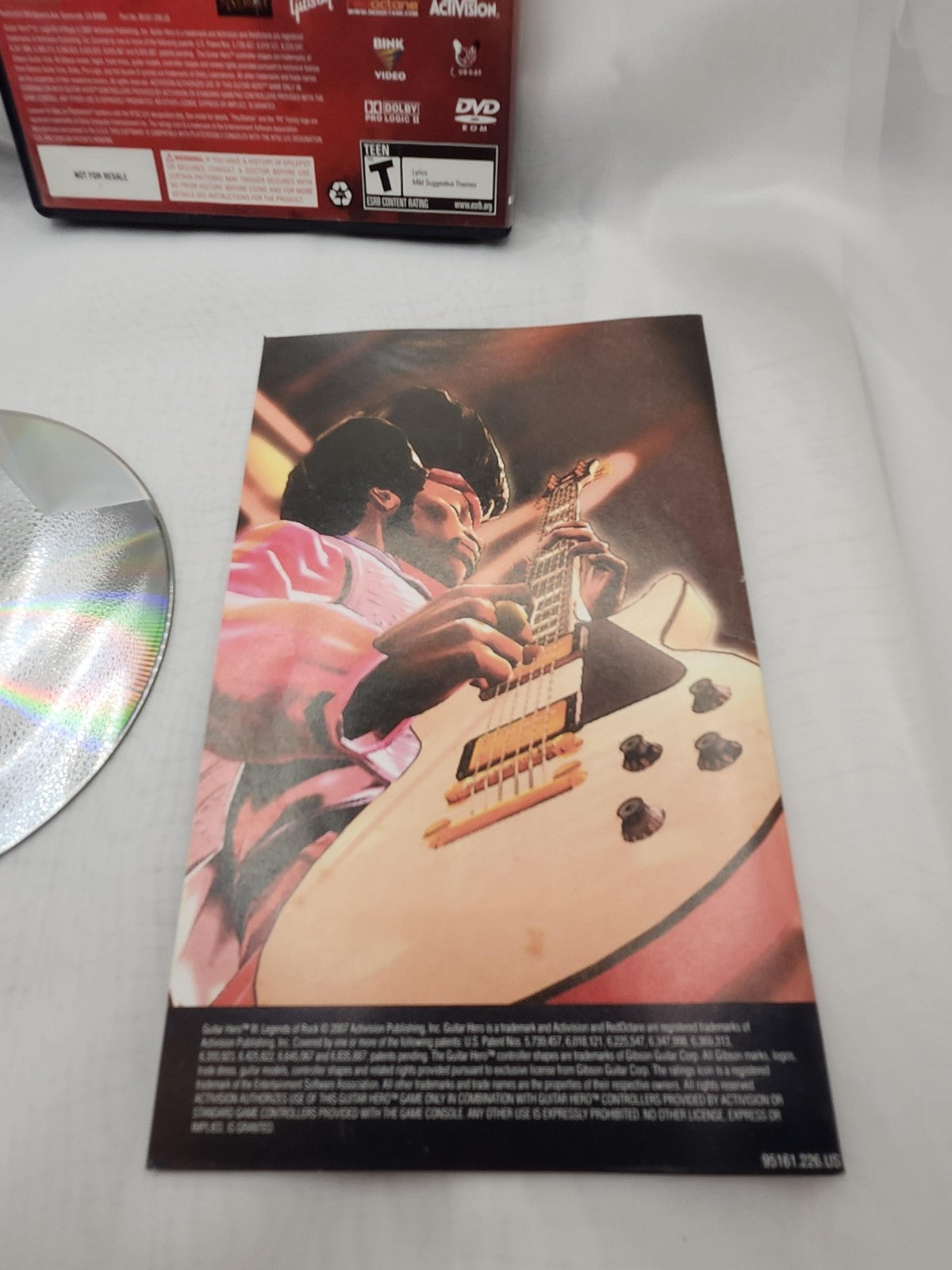 Guitar Hero III Legends Of Rock PlayStation 2 PS2 Game CIB Activision NTSC-U/C
