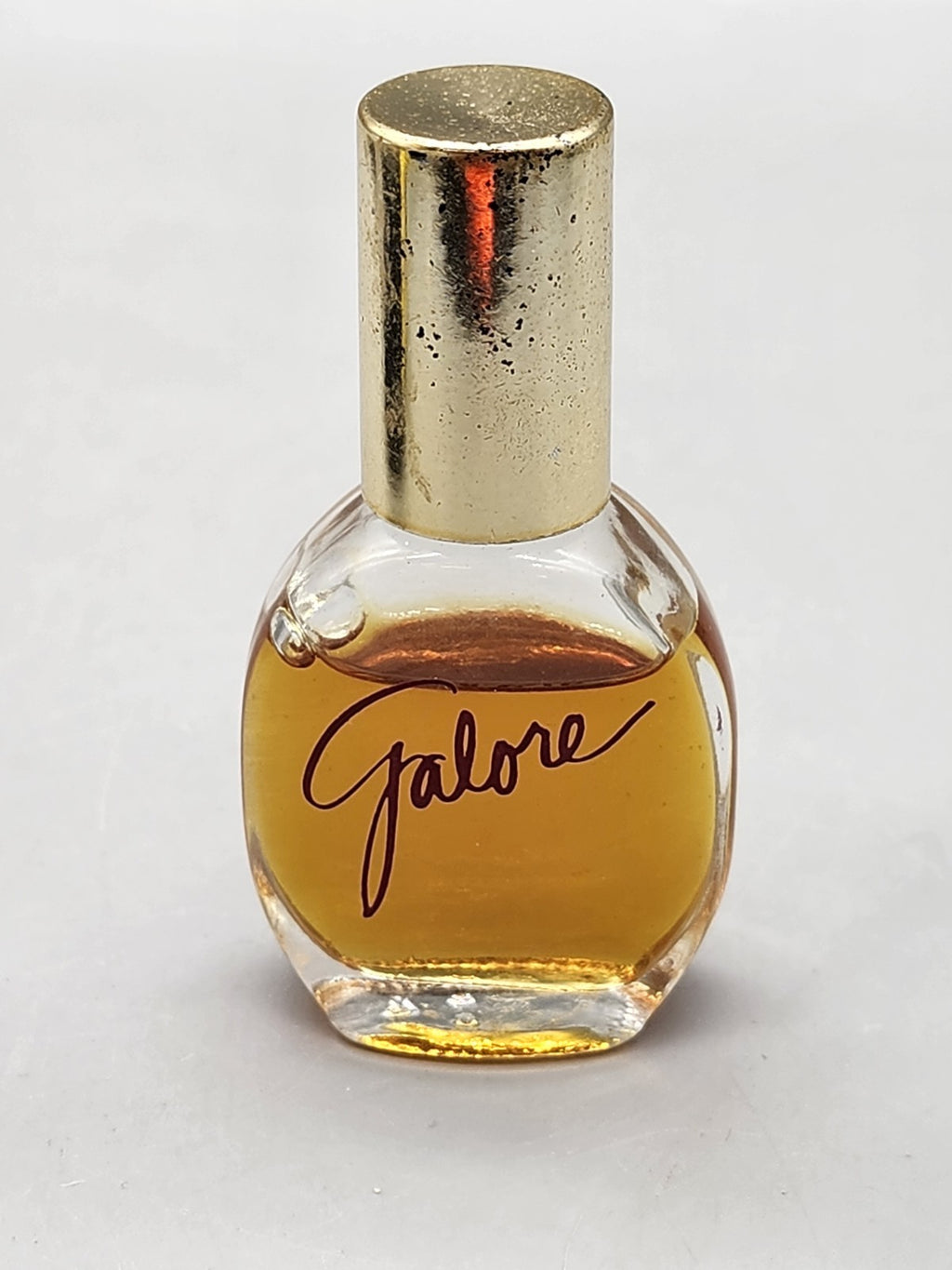 Vintage Faberge Galore Perfume Splash Bottle Partial Gold Cap