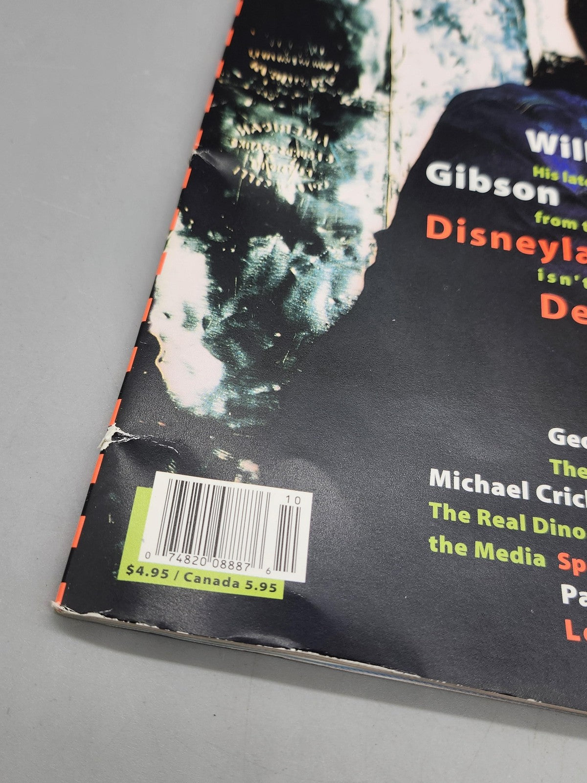 Vintage Wired William Gibson Disneyland With The Death Penalty Magazine 1993 USA