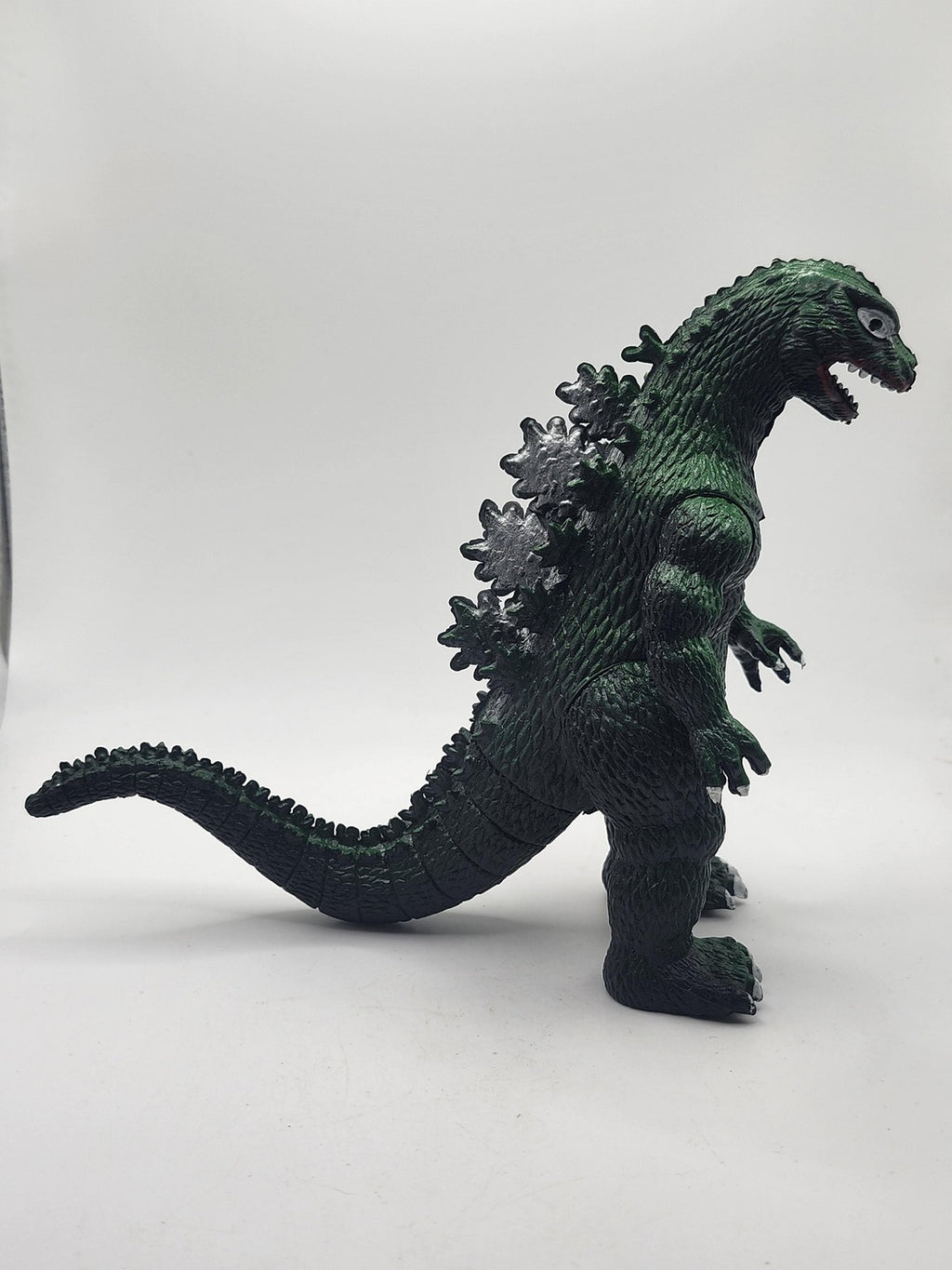 Vintage 1985 Imperial Godzilla 6in Action Figure Green Plastic Loose Hong Kong