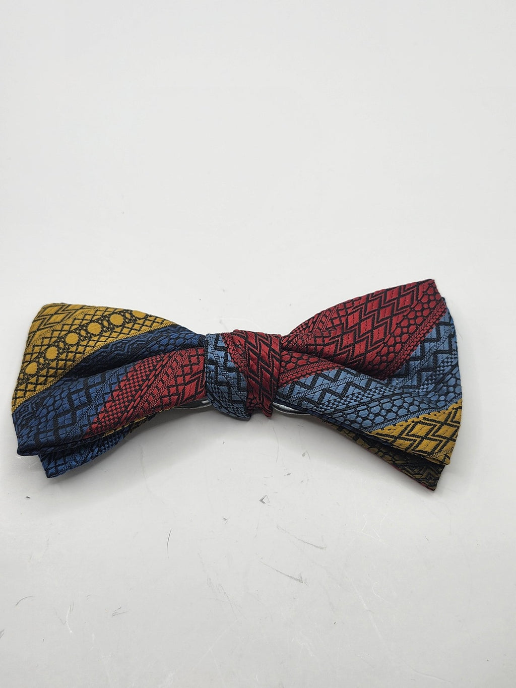 Royal Rust Resistant Barrette Womens Multicolor Fabric Bow Geometric Hair Clip