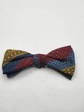 Royal Rust Resistant Barrette Womens Multicolor Fabric Bow Geometric Hair Clip
