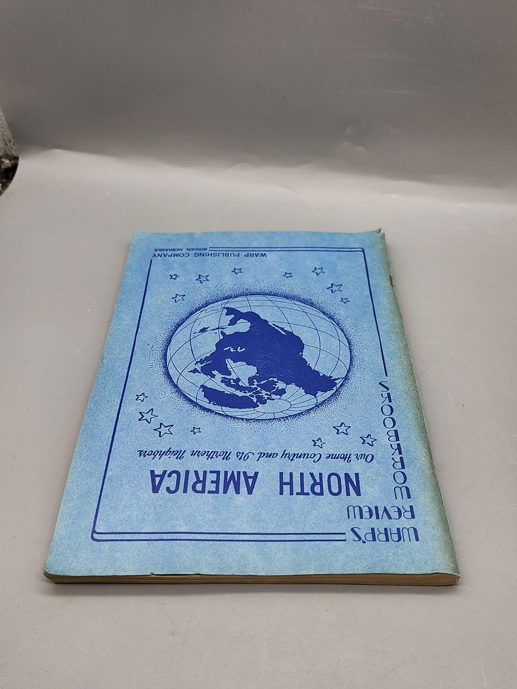 Vintage North America Review Workbook & Answer Key Blue PB Arco USA 1951