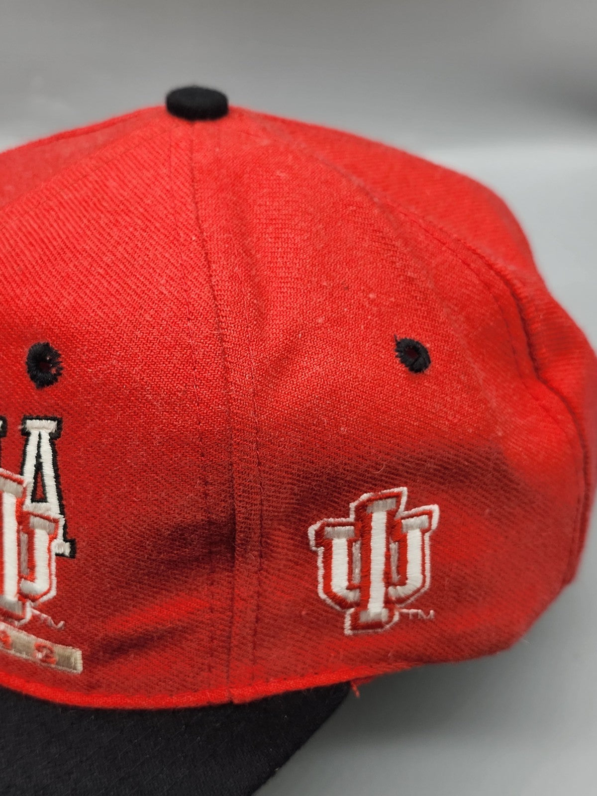 Vintage Indiana Hoosiers IU Script Snapback The Signature Designer Award Hat
