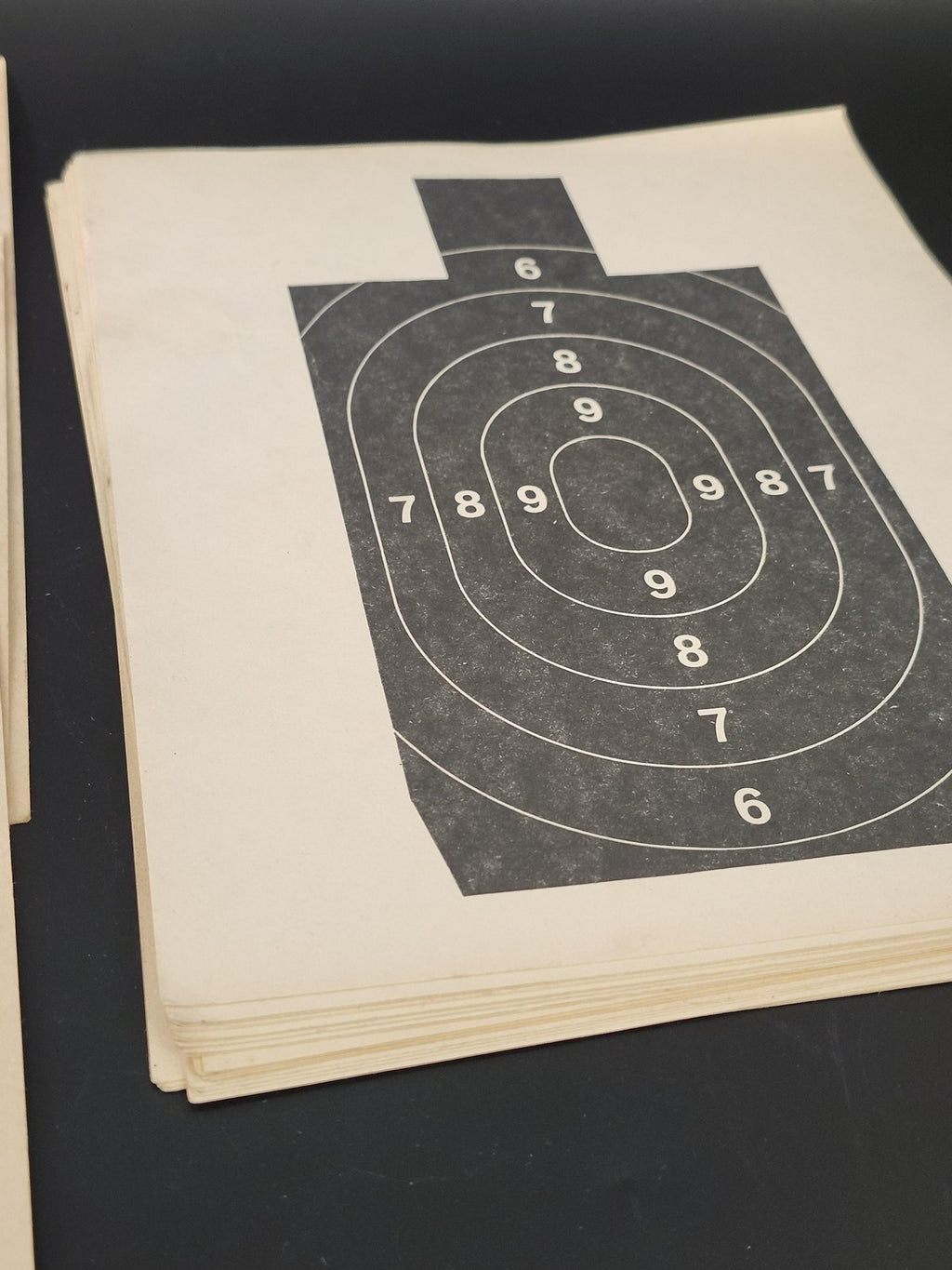 M16A1 25-Meter Zero Paper Shooting Targets Beige Silhouette Bullseye Sighting