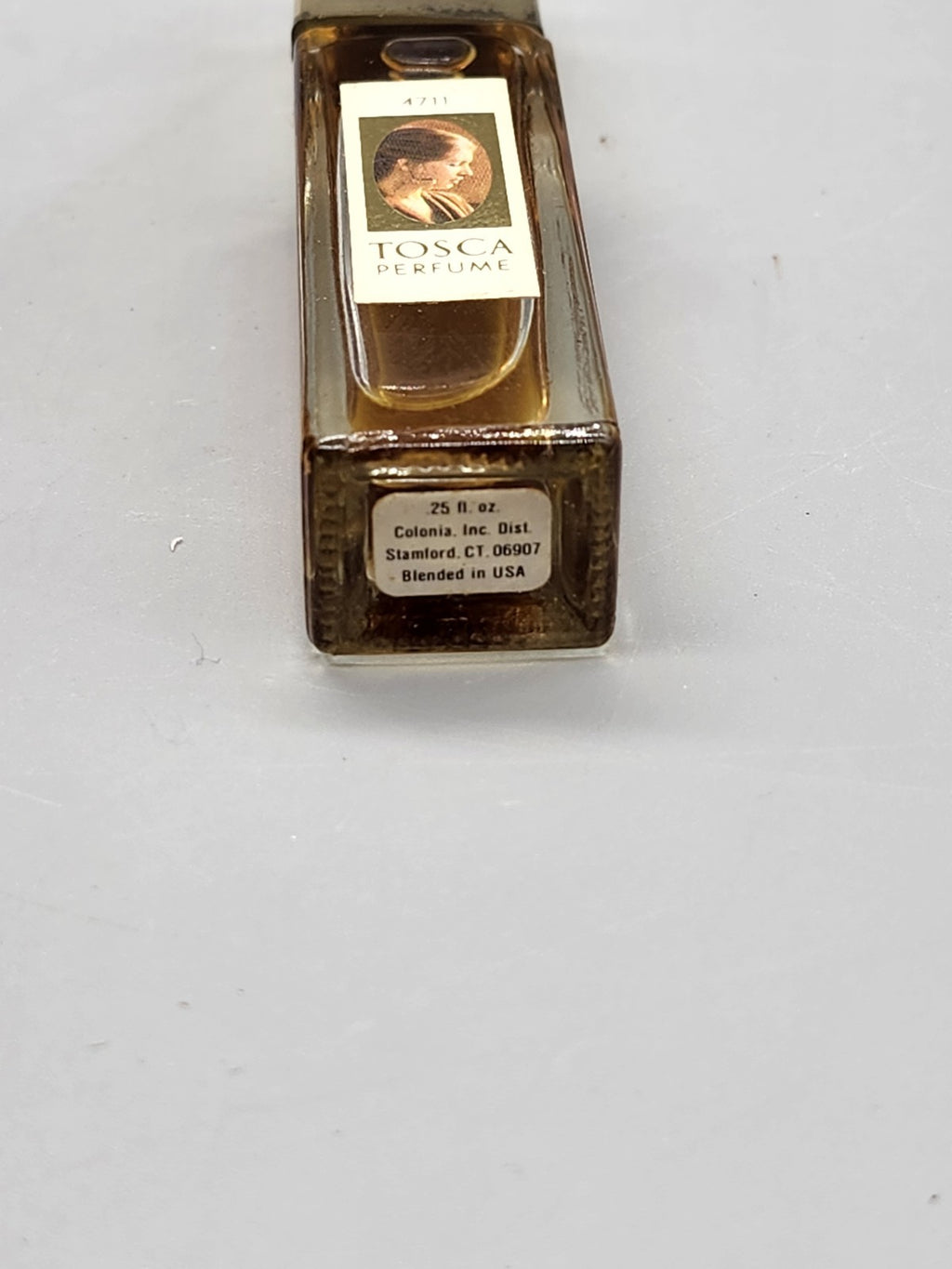 Vintage Tosca Perfume .25 oz Mini Bottle Partial 4711 Colonia Germany