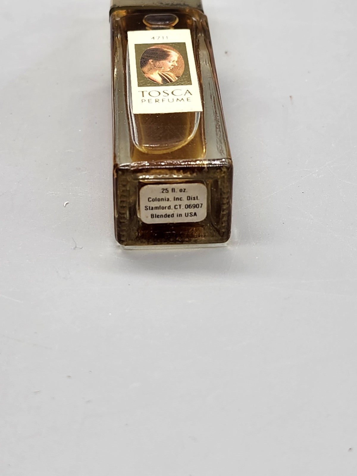 Vintage Tosca Perfume .25 oz Mini Bottle Partial 4711 Colonia Germany