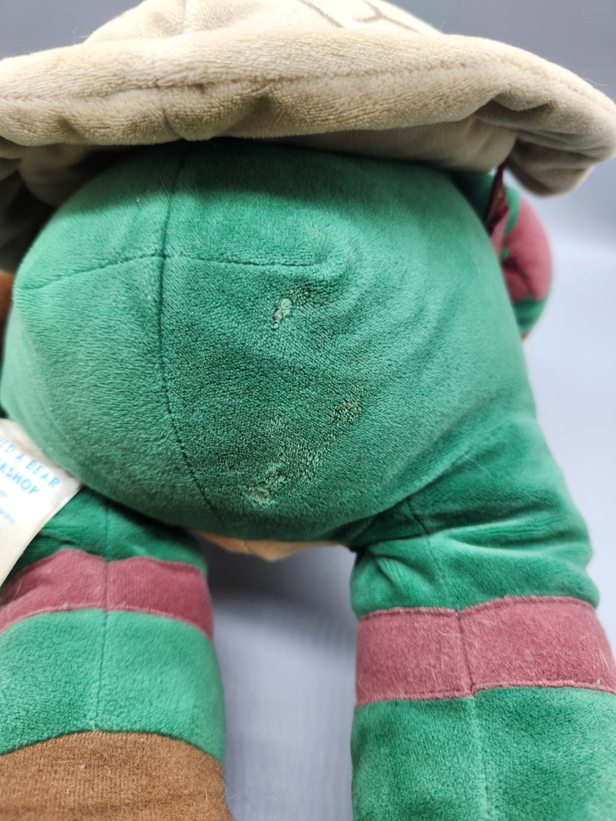 Vintage Build-A-Bear Teenage Mutant Ninja Turtles Raphael Plush TMNT 16” Stuffed
