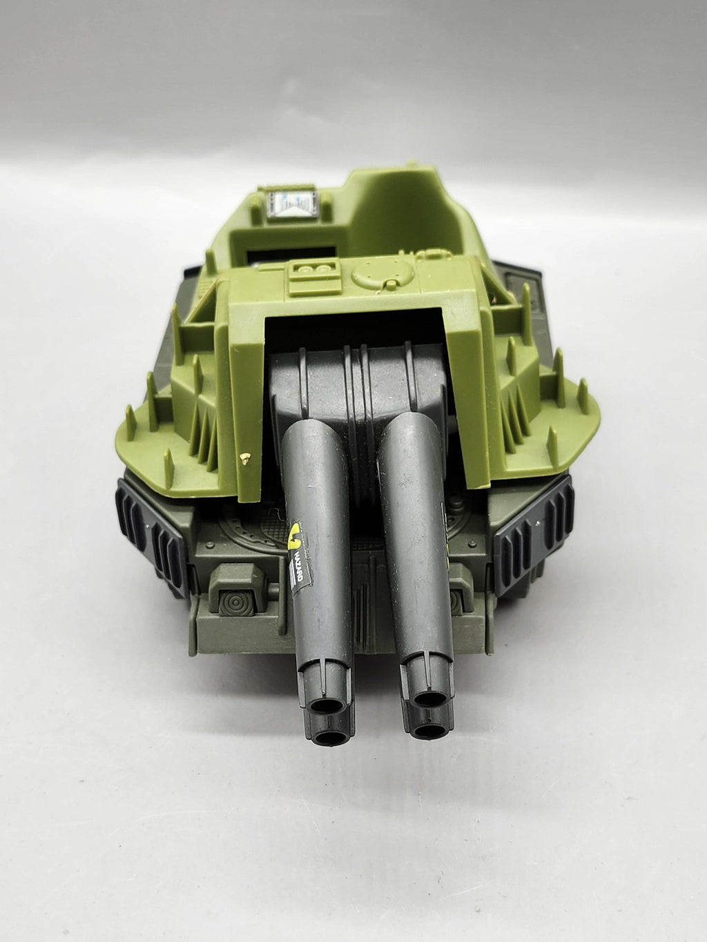 Vintage 1987 G.I. Joe Tank Car Hasbro Green Plastic Toy Military Loose Cannon