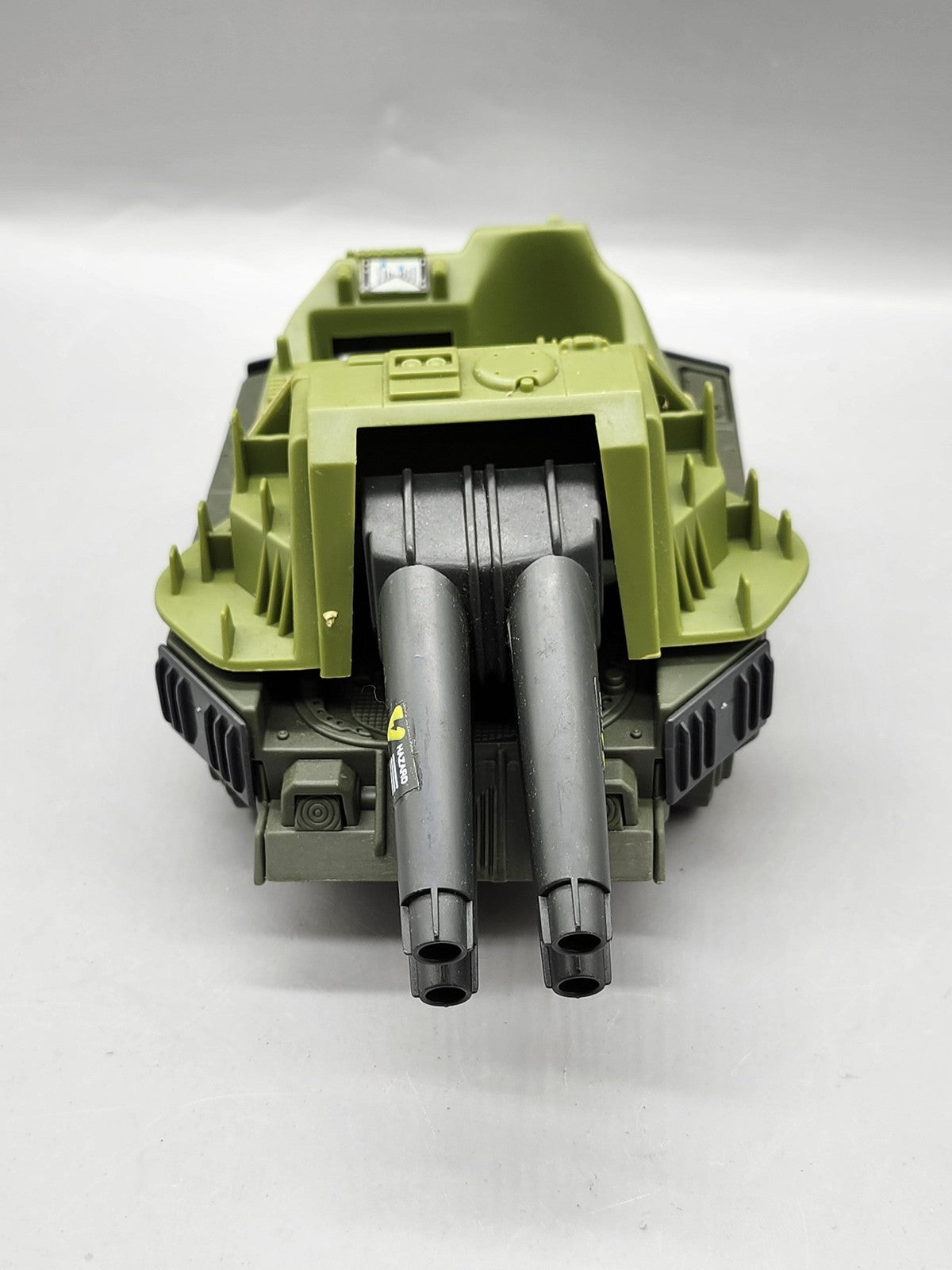 Vintage 1987 G.I. Joe Tank Car Hasbro Green Plastic Toy Military Loose Cannon