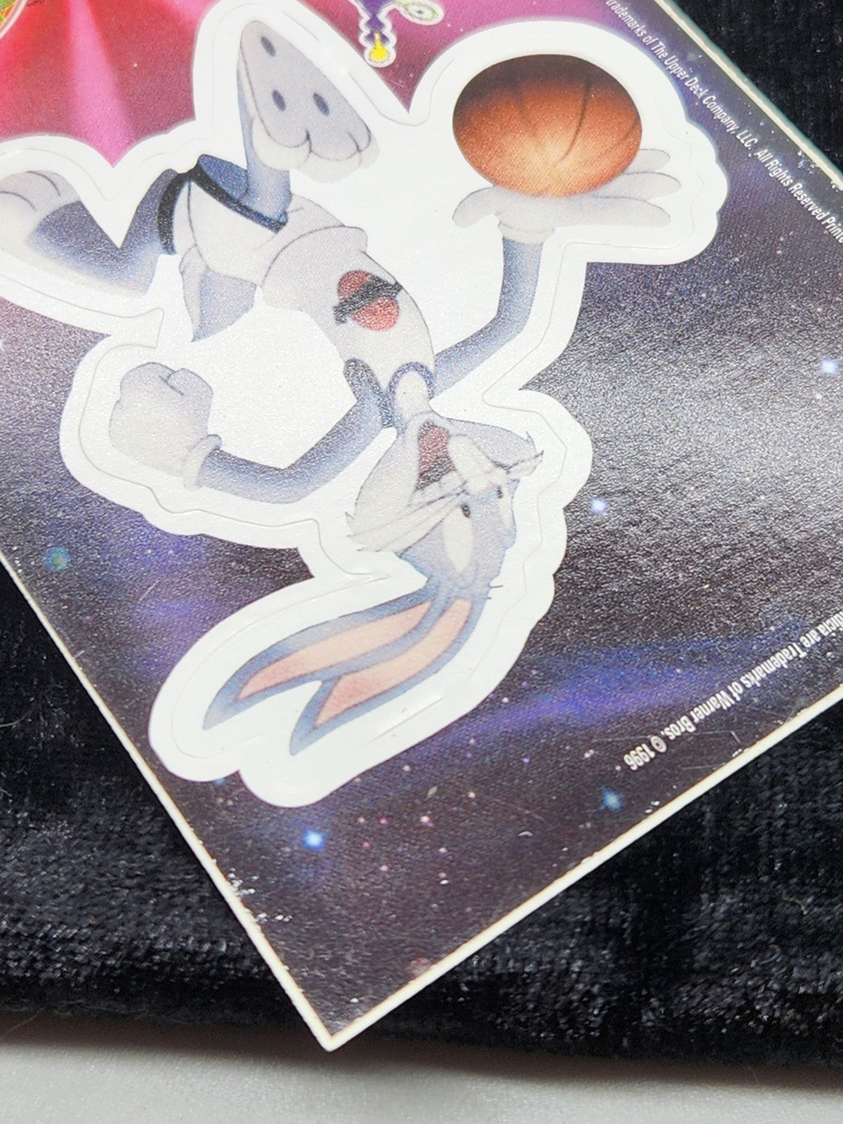 1997 Upper Deck Space Jam Cosmic Showdown CS1 Bugs Bunny Sticker Card