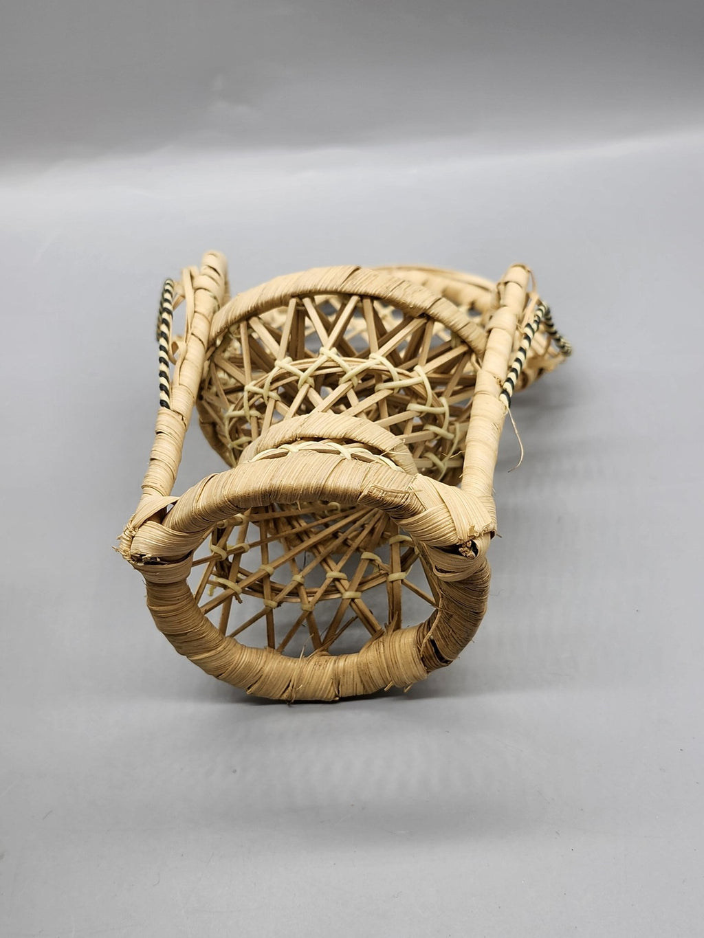 Wicker Doll Peacock Chair Wood Furniture For 12in Fashion Dolls Beige Decor
