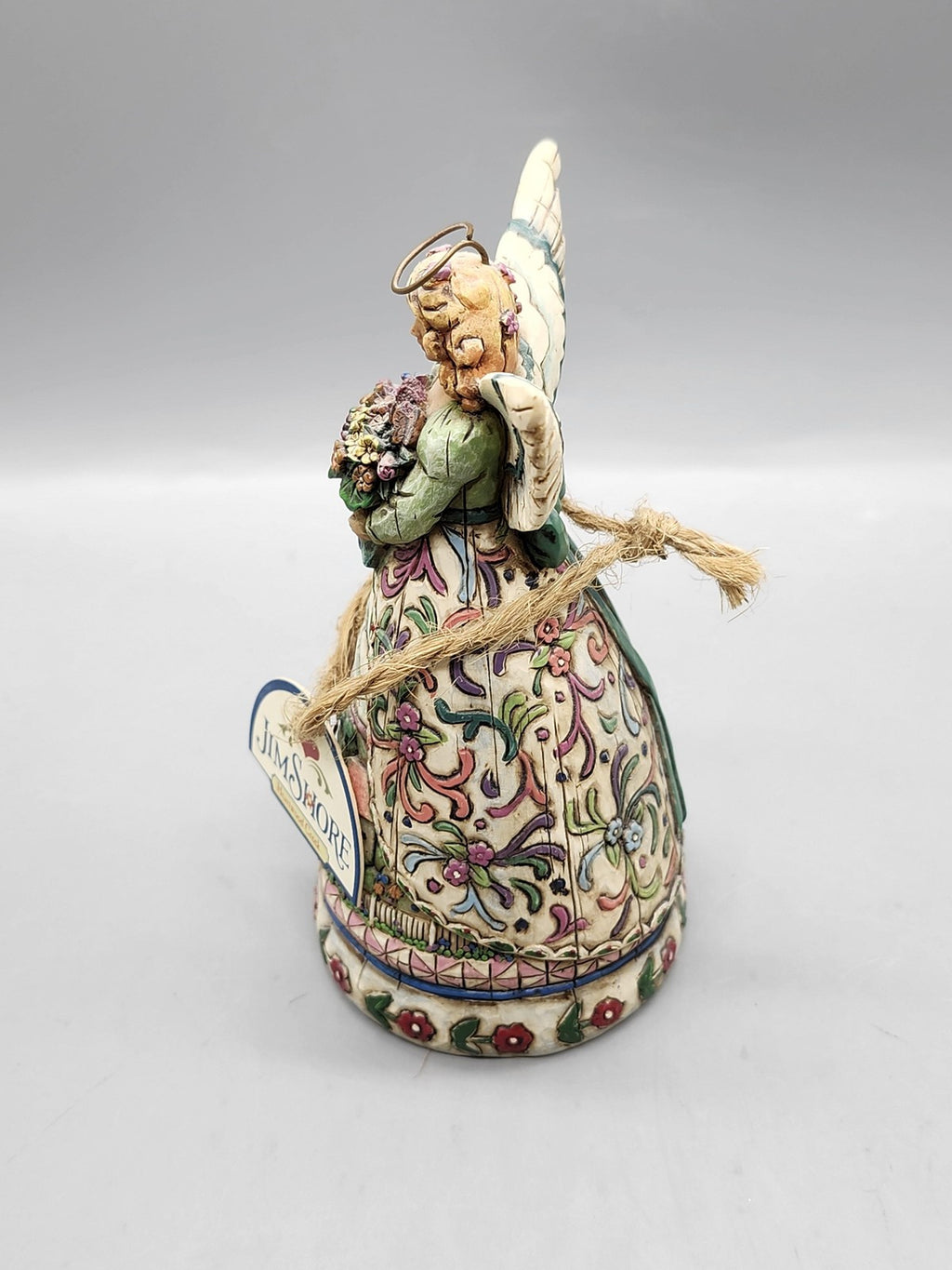 Jim Shore Heartwood Creek Archangel Figurine New Beginnings Flowers Beige Decor