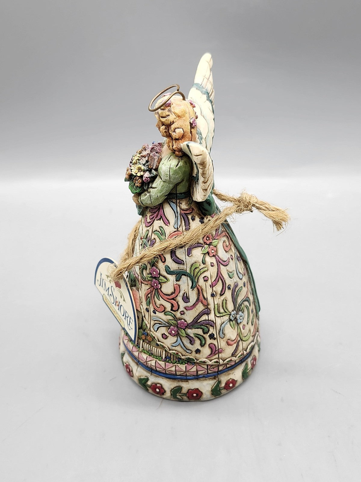 Jim Shore Heartwood Creek Archangel Figurine New Beginnings Flowers Beige Decor