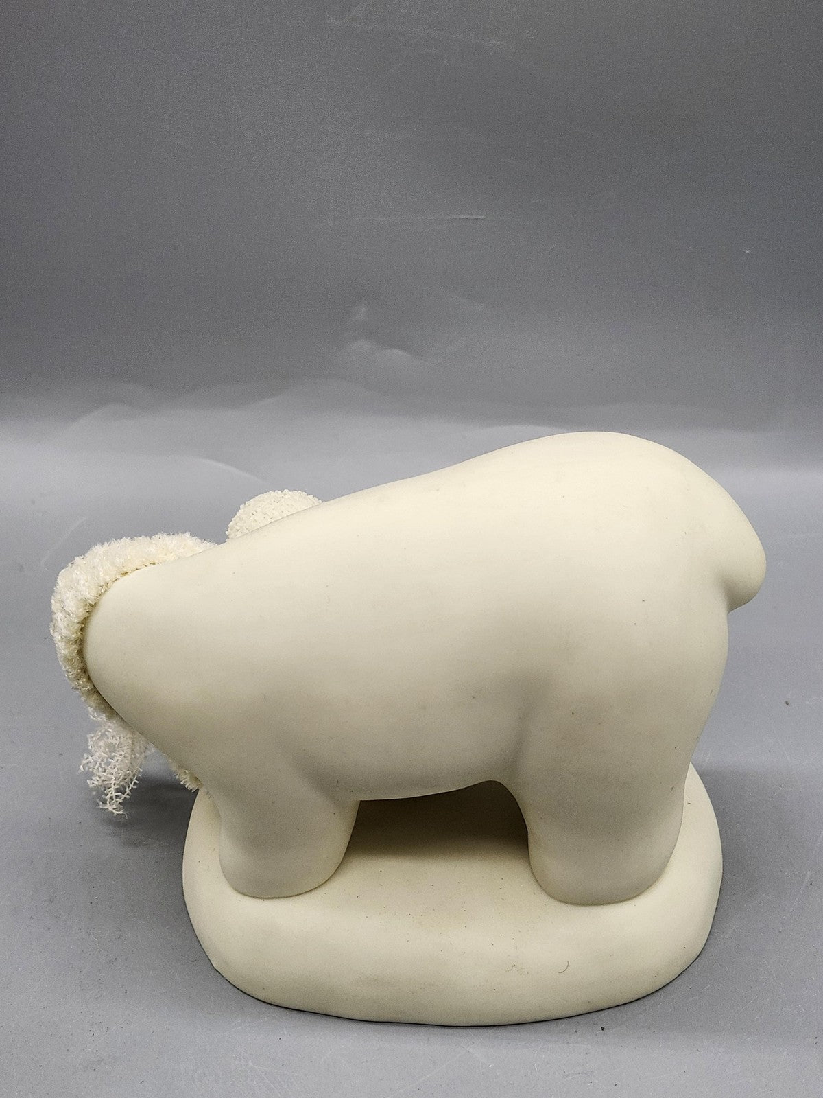 Vintage Department 56 Snowbabies Snuggle Up Polar Bear Figurine White Decor