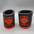 Harley-Davidson Wyoming County NY Koozies (Pair)