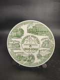 Vintage Lockport New York Centennial Plate 1865-1965 Green Kettlesprings Kilns