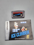 Ice Climber Classic NES Series Nintendo Game Boy Advance Cart Manual NTSC-U/C E