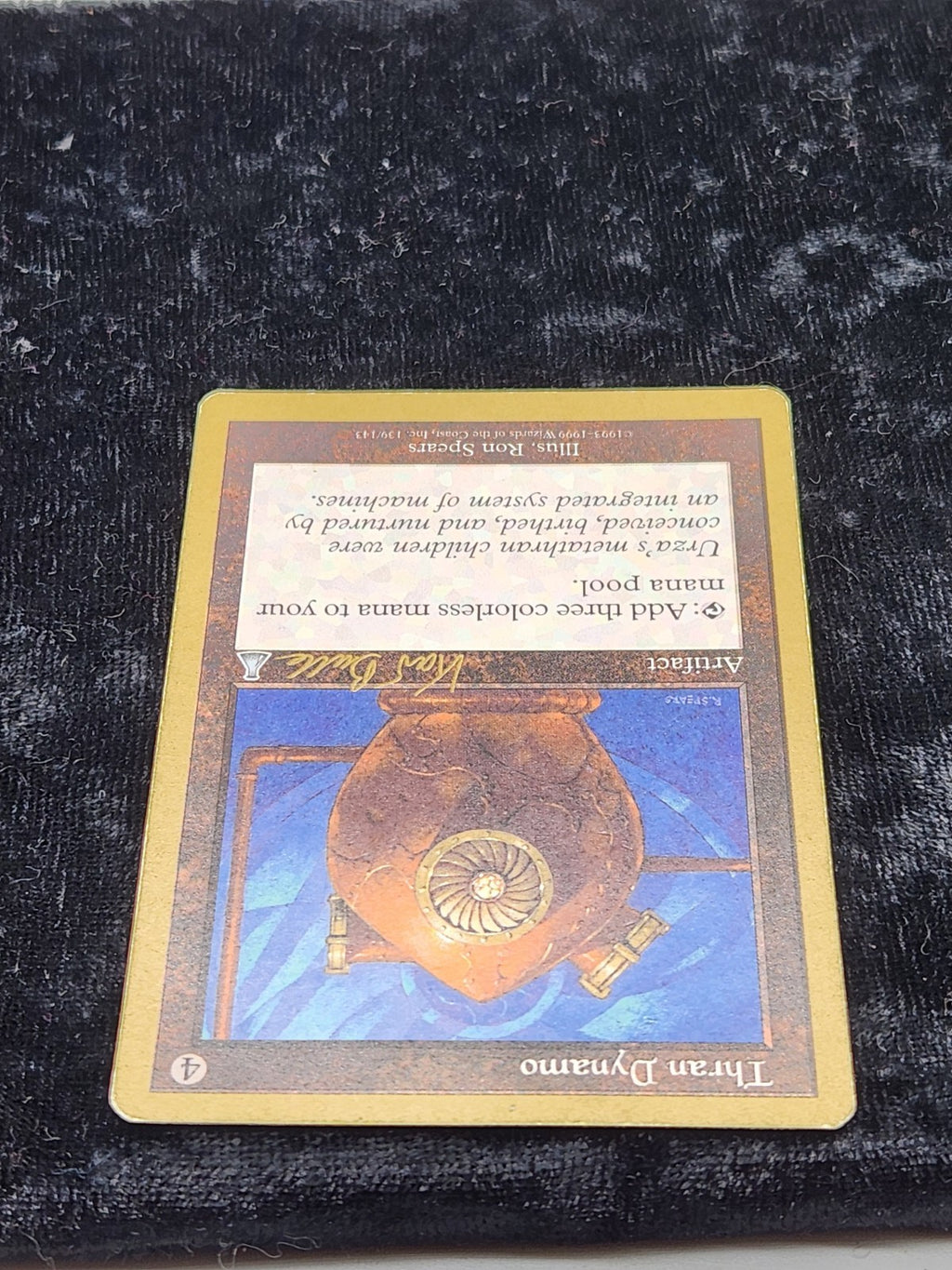 MTG Thran Dynamo 1999 World Championships Tokyo Ron Spears Artifact Card