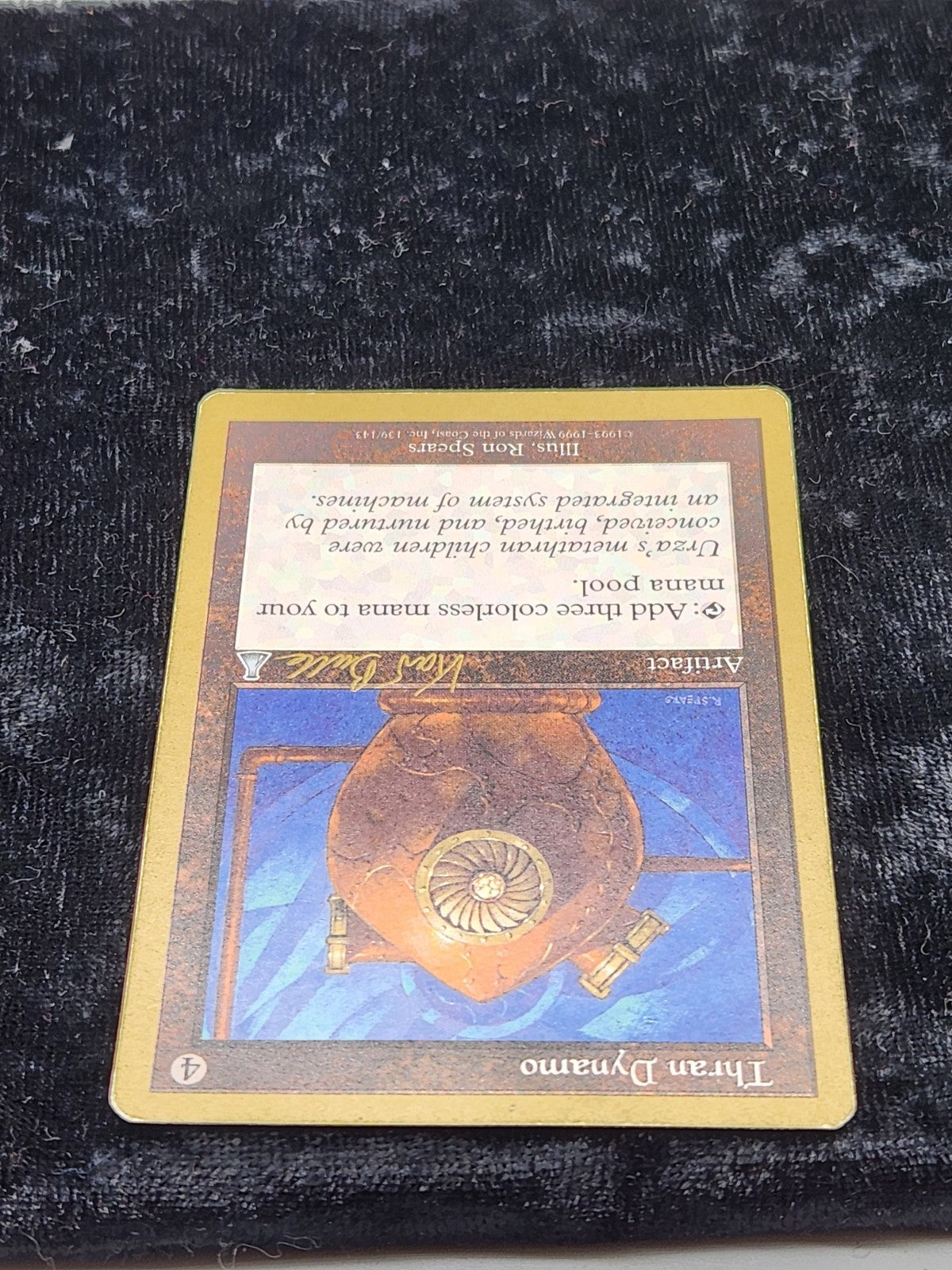 MTG Thran Dynamo 1999 World Championships Tokyo Ron Spears Artifact Card