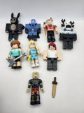 Roblox Action Figure Mini Figures Mixed Lot 9pc Plastic Toy Loose Multicolor