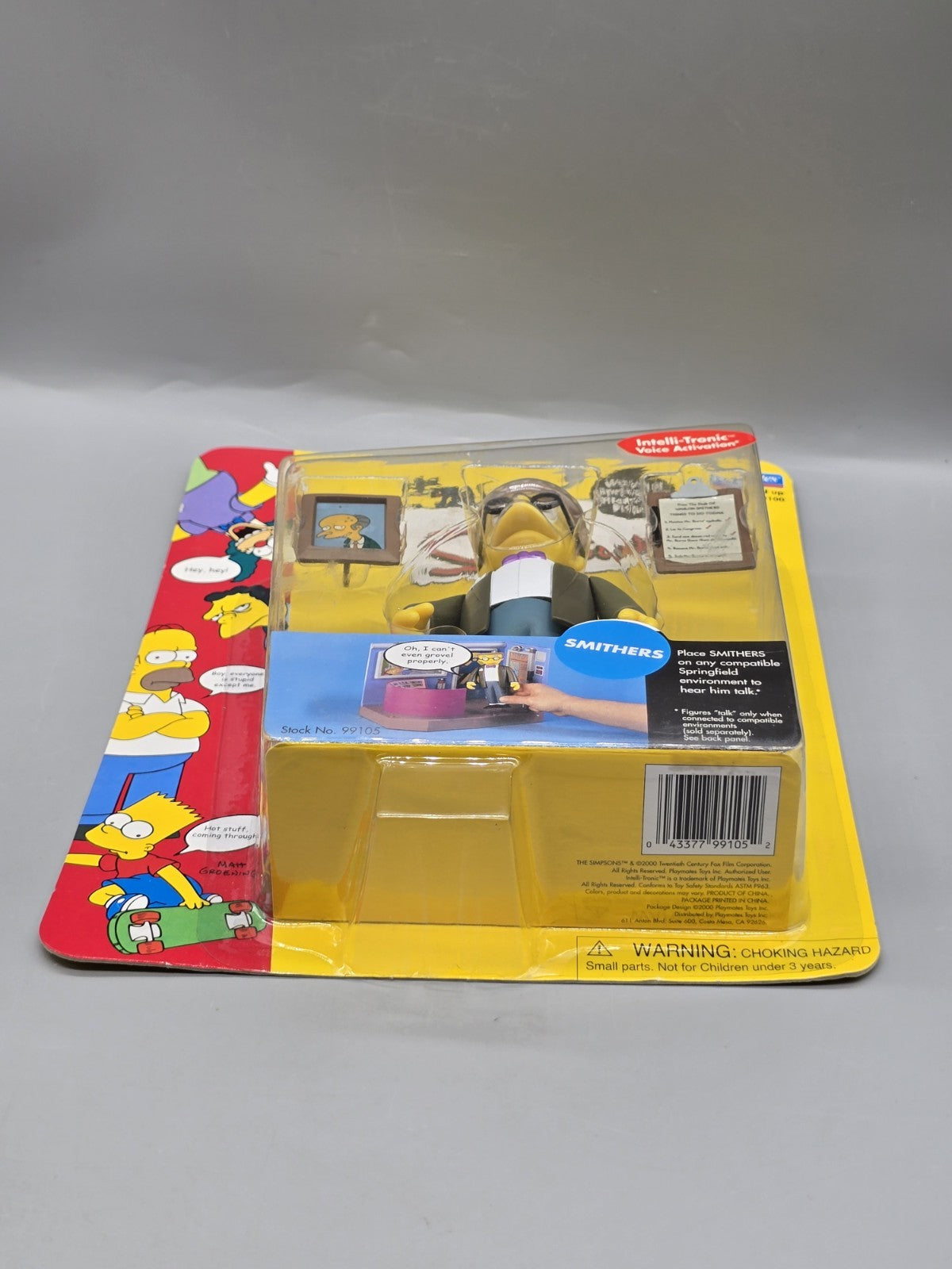 The Simpsons Smithers Interactive Figure Playmates 2001 Sealed Nos