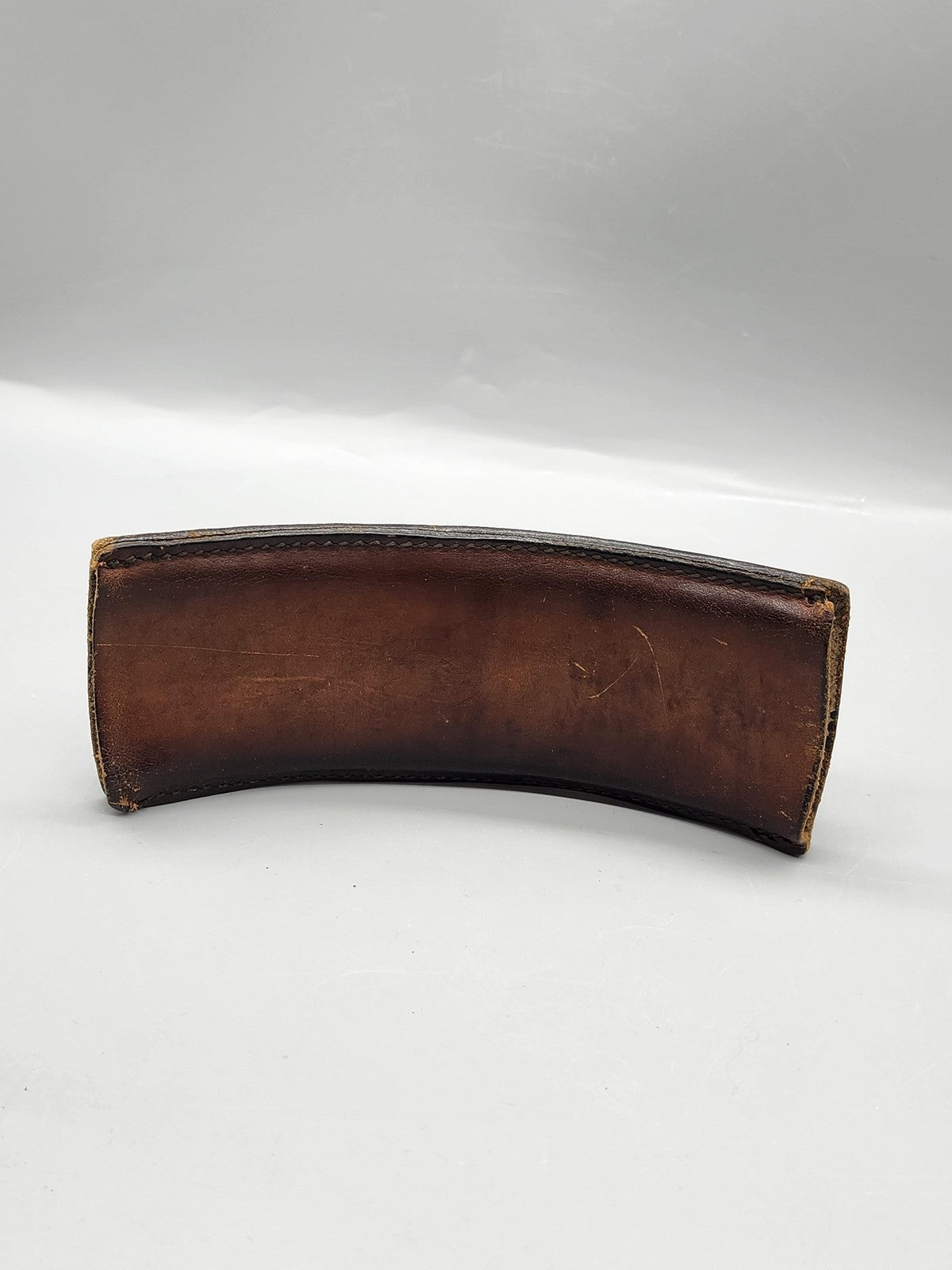 Vintage Hunter Black Leather 12 Round Belt Slide Rifle Ammo Holder Hunting