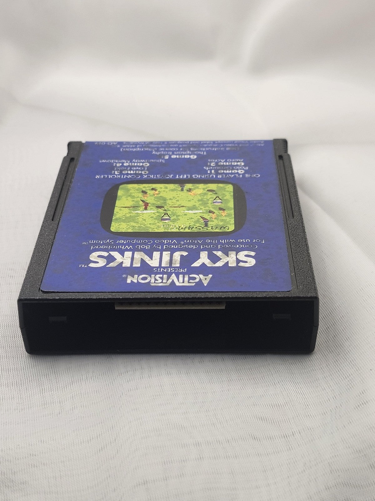 Sky Jinks Atari Video Computer System Game Cart Activision 1982 Racing AG-019