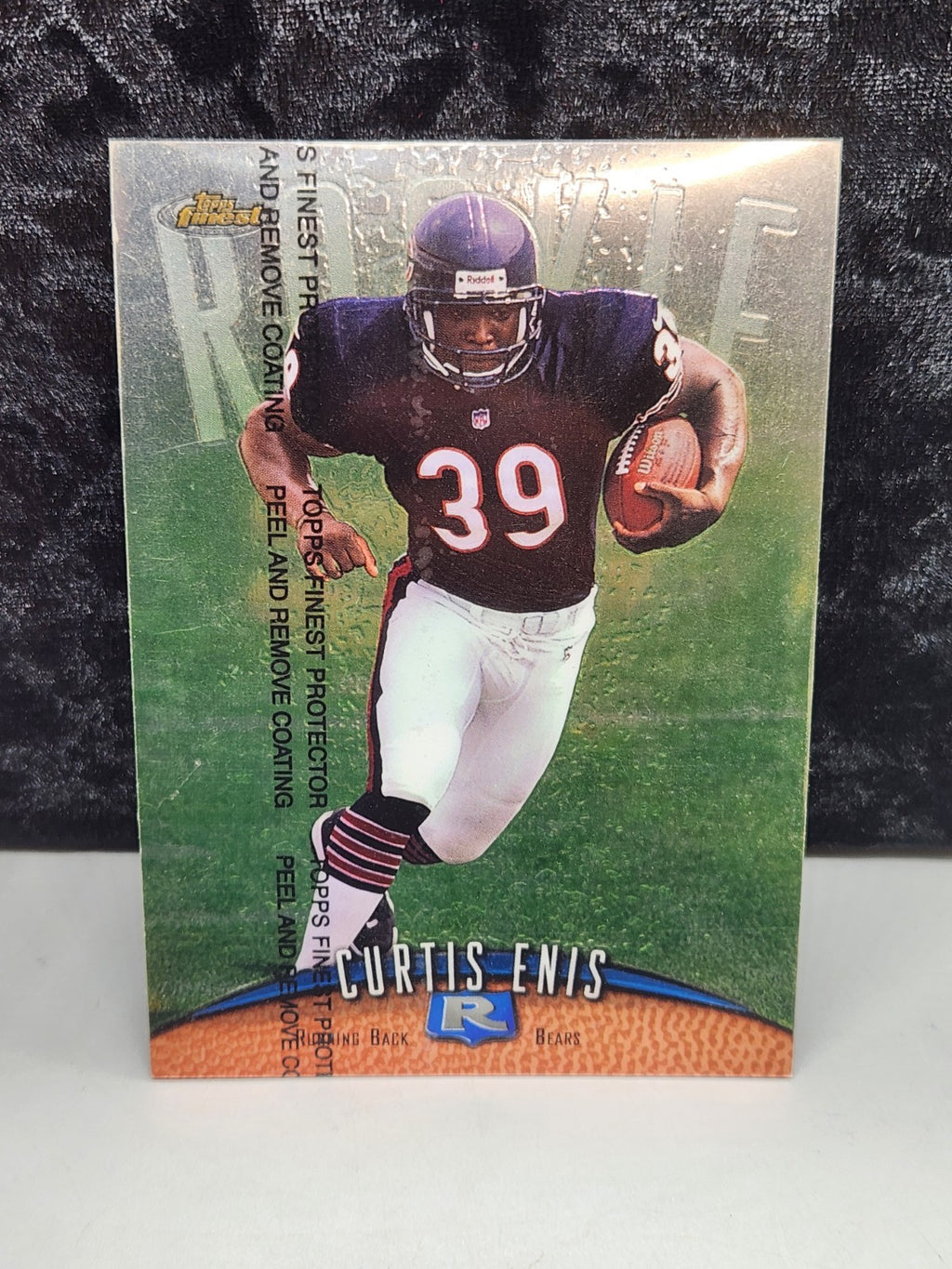 1998 Topps Finest Curtis Enis RC Rookie Card Chicago Bears #4 of 8