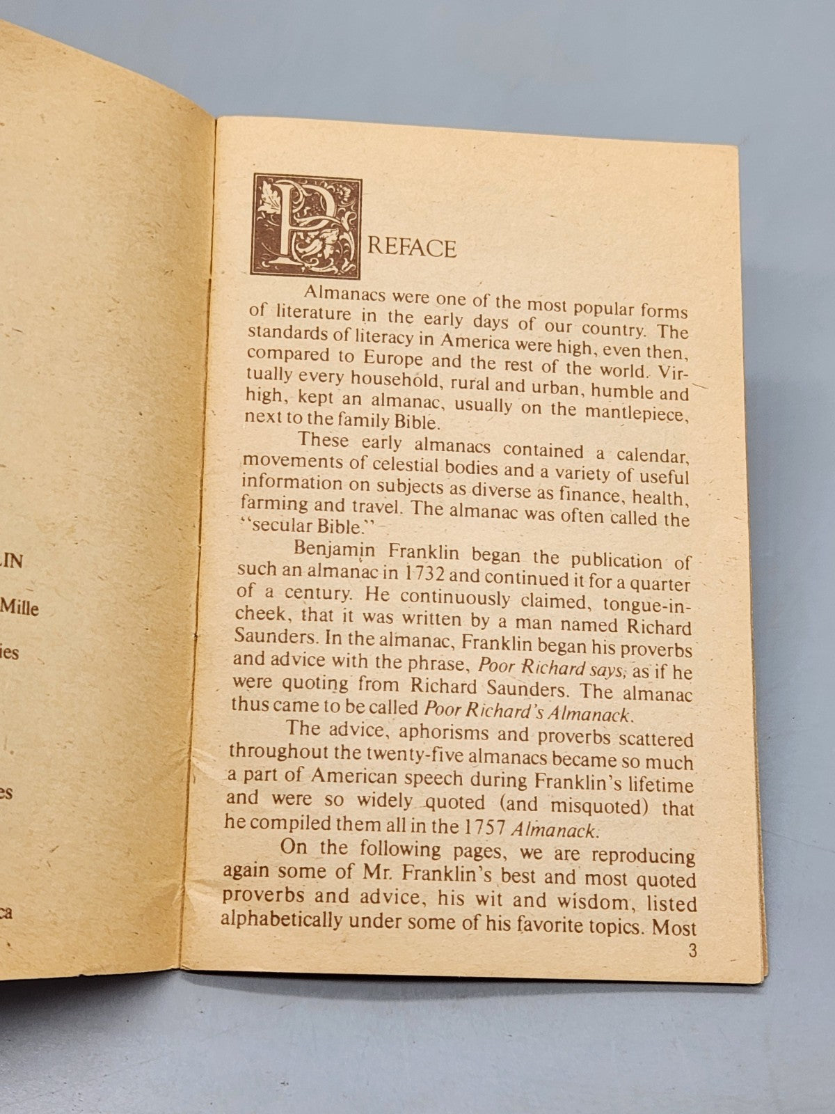 1976 The Wisdom of Ben Franklin Poor Richard’s Almanac Vintage Paperback