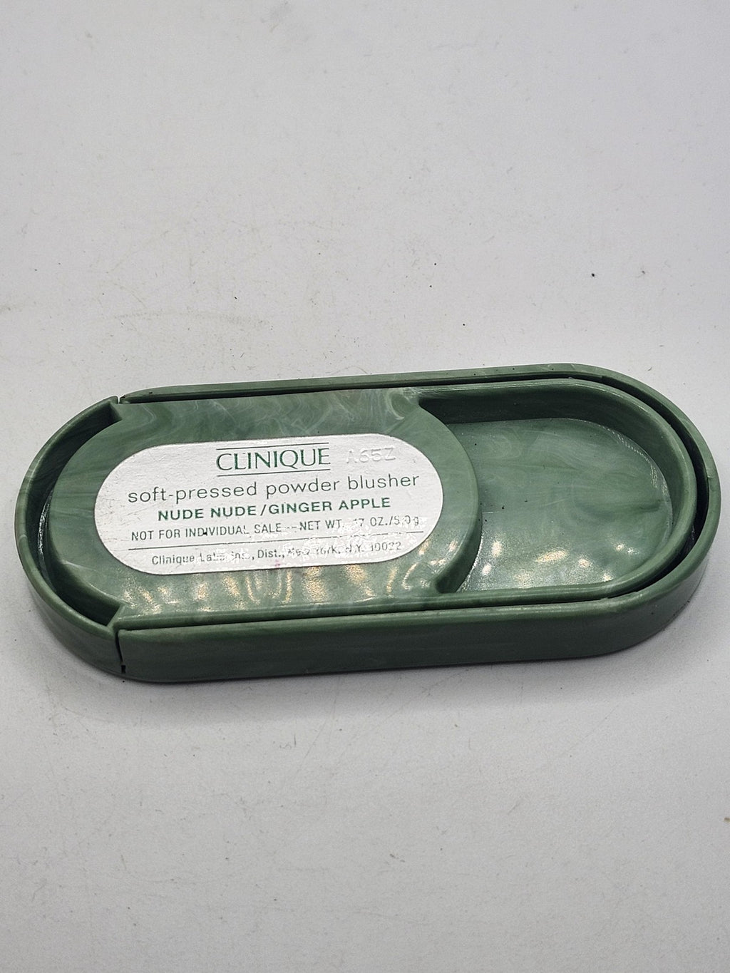 Clinique Soft-Pressed Powder Blusher Duo Nude Nude Ginger Apple 3.7g Sample