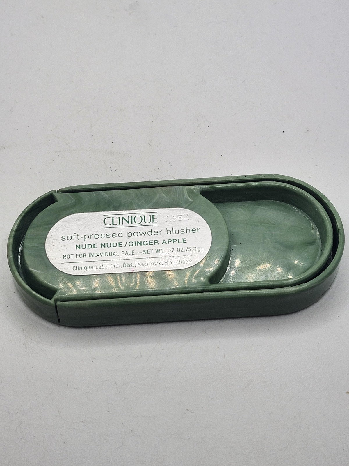 Clinique Soft-Pressed Powder Blusher Duo Nude Nude Ginger Apple 3.7g Sample