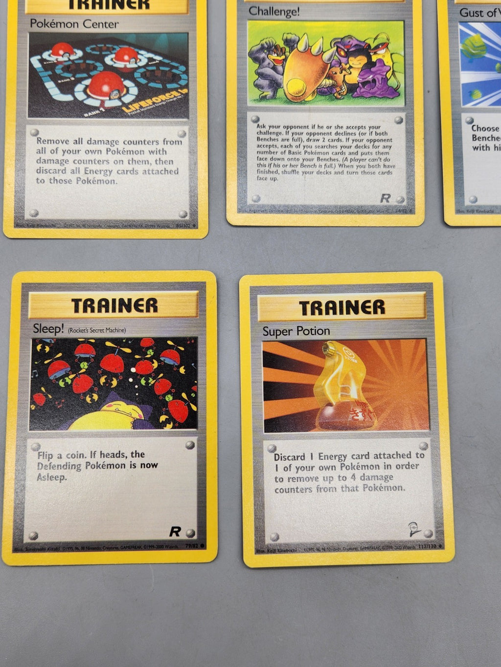 Vintage Pokémon Trainer Card Lot WOTC Base Set Team Rocket 9 Cards Pokemon