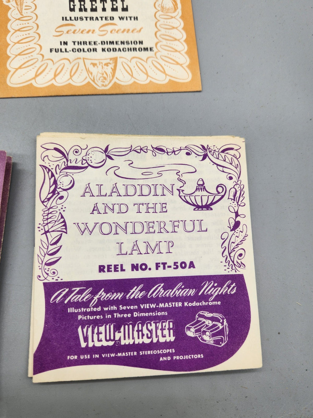 Vintage View-Master Story Booklet Lot Rudolph Cinderella Aladdin Bible Sawyer...