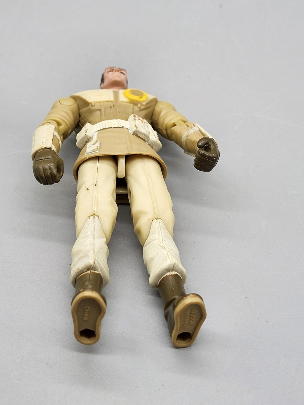 Vintage G.I. Joe Soldier Action Figure Hasbro 1:18 Beige Plastic Toy Loose