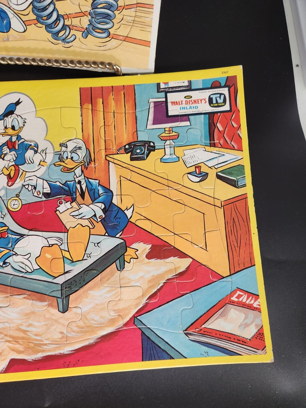 Vintage Disney Frame Tray Puzzle Lot Goofy Donald Duck Snow White Pluto 1980s