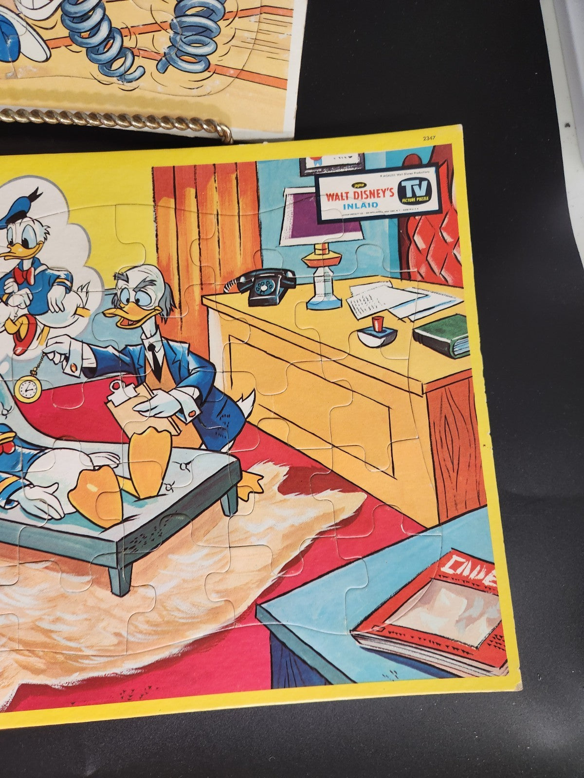 Vintage Disney Frame Tray Puzzle Lot Goofy Donald Duck Snow White Pluto 1980s