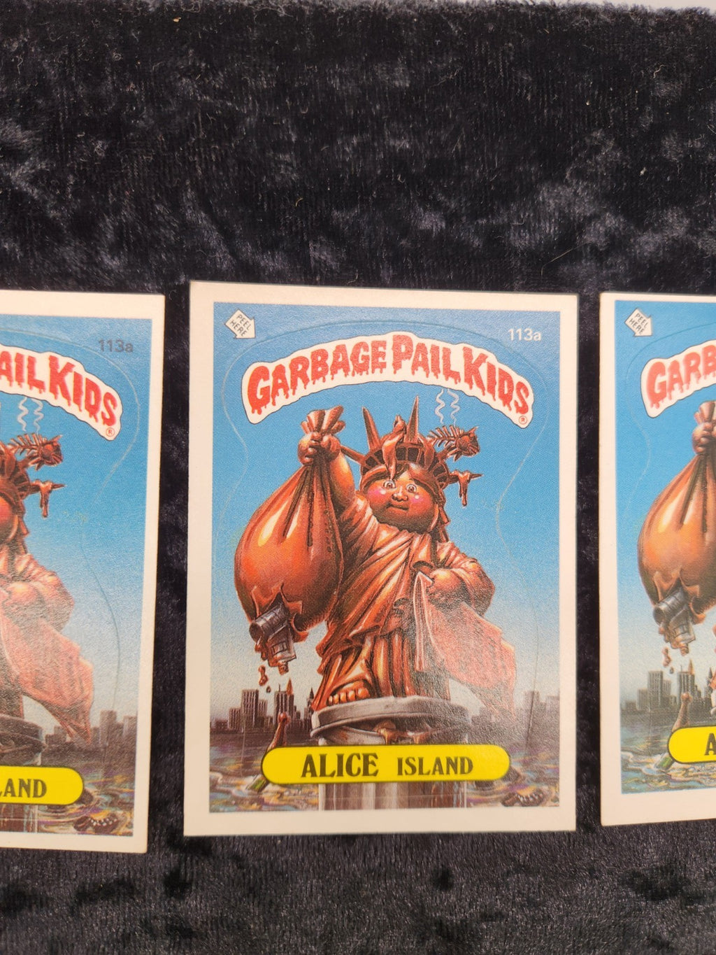 Garbage Pail Kids 1986 Series 12 Lot of 8 Cards Alice Island 113a &...