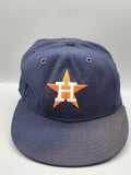 Vintage Houston Astros Hat Cap Fitted Mens 7 1/2 Blue MLB Baseball New Era Pro