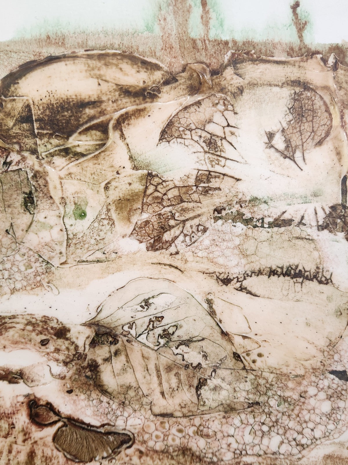 Vintage Signed Abstract Mixed Media Art 31x42 Large Statement Wall Piece