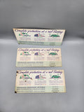 Lot of 3 Vintage Federated Hardware Mutuals Insurance Advertising Ink...