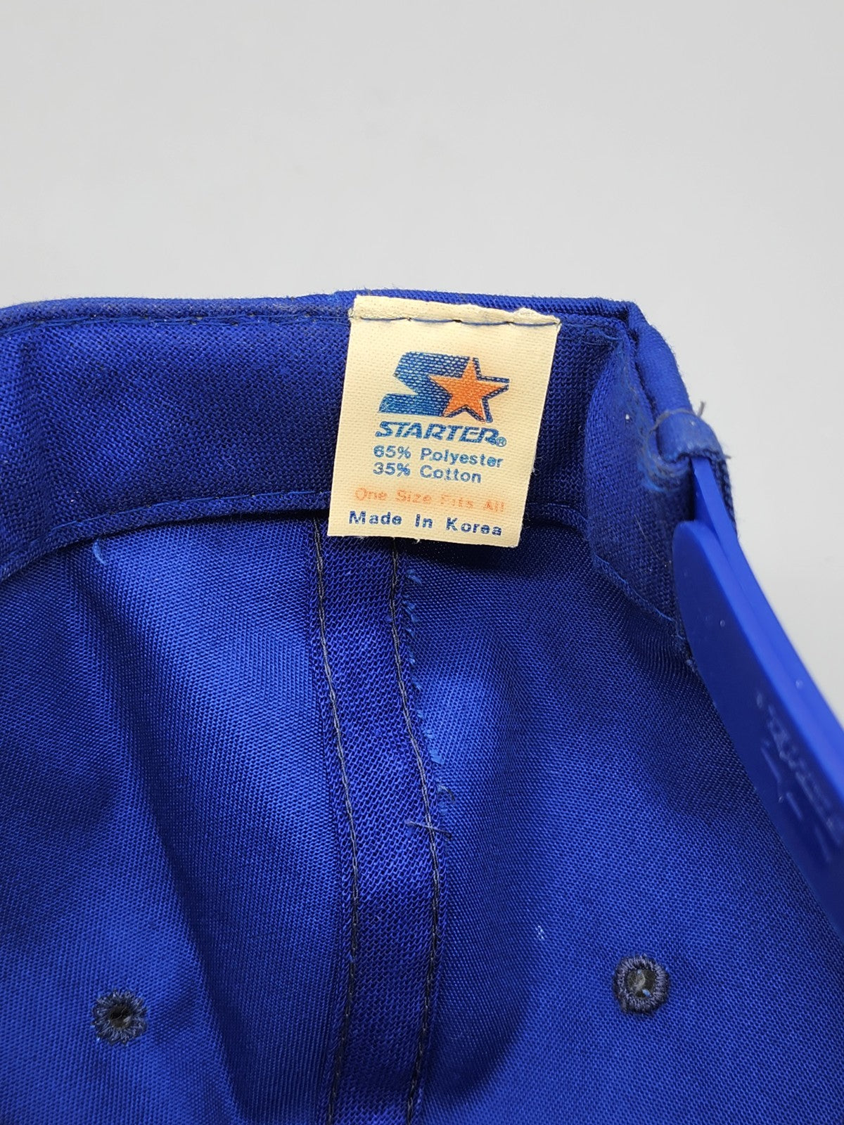 Vintage Starter Kansas Jayhawks Snapback Hat Made in Korea NCAA Cap