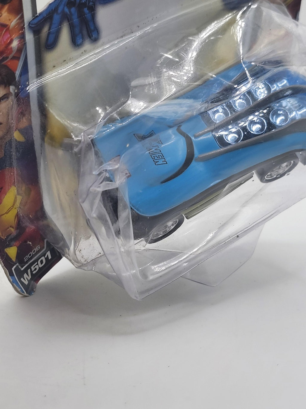 Marvel Heroes Wolverine X-Men Diecast Car MGA Entertainment 2006 New Blue Carded