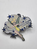 Disney Tinker Bell Where Dreams Come True Exclusive Pixie Dust Glitter Pin Blue
