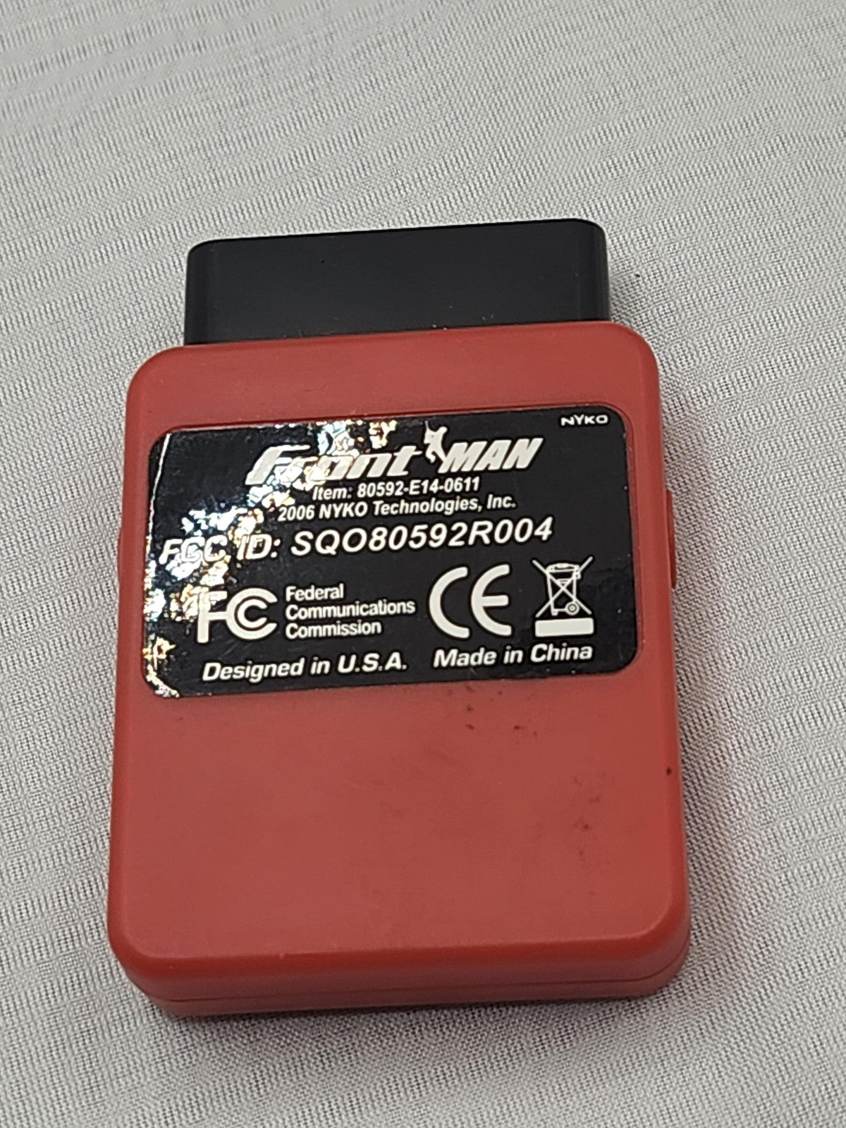 Nyko FrontMan Wireless Guitar Receiver Red For Sony PlayStation 2 PS2 Accessory